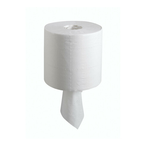 WypAll Papierwischtücher für Lebensmittel & Hygiene, 6 Rollen x 630 Wischtücher, 1-lagig, weiß