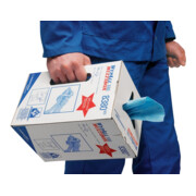 WYPALL X 60 8380 Chiffon de nettoyage L420×I245 env. mm bleu Carton