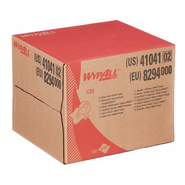 WypAll X80 PowerClean BRAG Box, Stahlblau