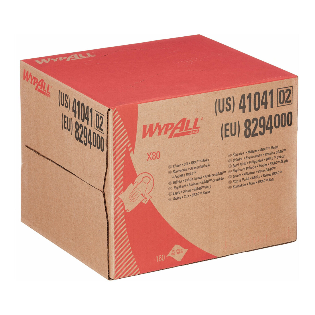 WypAll X80 PowerClean BRAG Box, Stahlblau