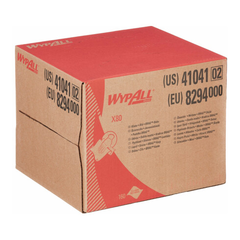 WypAll X80 PowerClean BRAG Box, Stahlblau