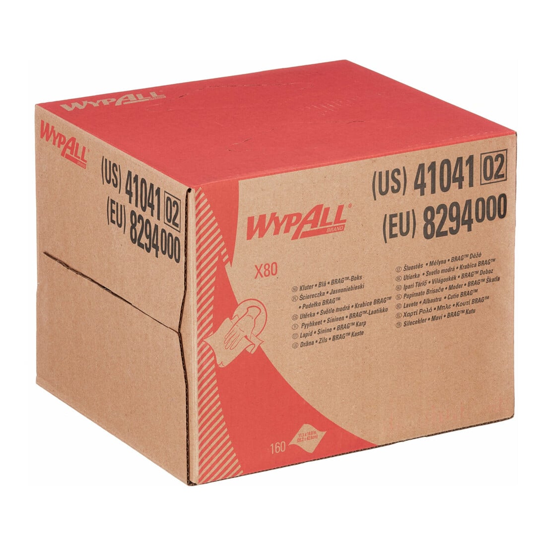 WypAll X80 PowerClean BRAG Box, Stahlblau