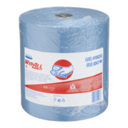WypAll X80 Tücher, 1 Großrolle mit 475 blauen, 1-lagigen Tüchern