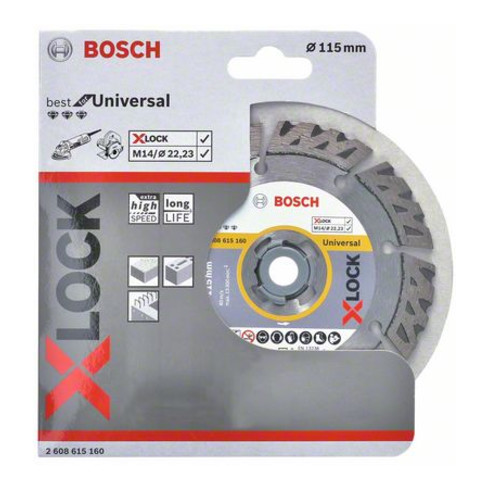 X-LOCK Best for Universal 115x22,23x2,2x12 115 x 22,23 x 2,2 x 12 mm