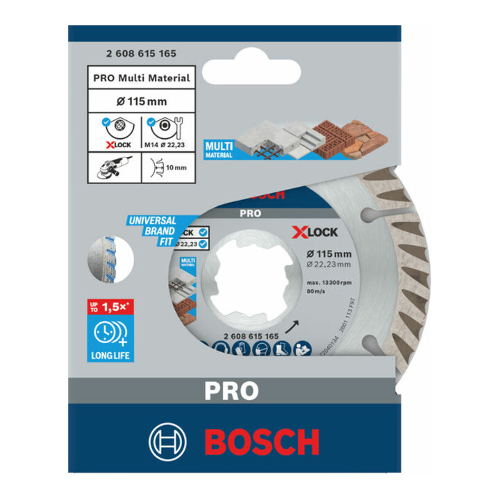 X-LOCK Standard for Universal 115x22,23x2x10 115 x 22.23 x 2 x 10 mm