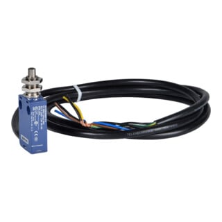 XCMD Positionsschalter M12 Metall Kuppenstößel 1Ö+1S XCMD21F0L2
