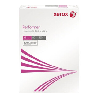 Xerox Kopierpapier Performer 003R90569 DIN A3 80g 500 Bl./Pack.