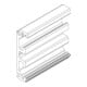 Zargenausgleichsprofil Wm.Alu.Edelstahl-Look L.1650mm Levolan 60/120 GEZE-1
