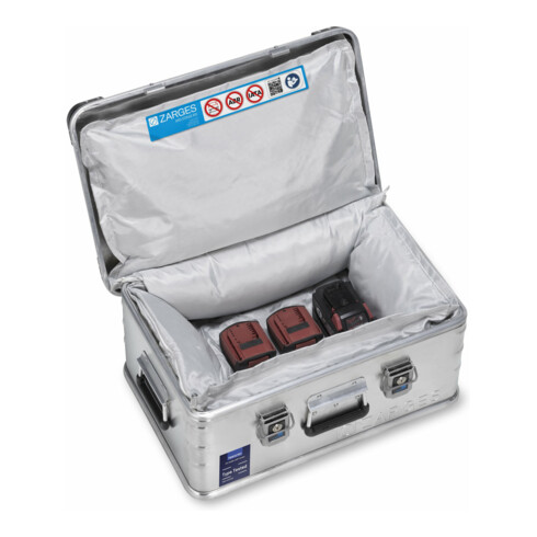 Zarges Akku Storage Box; NM: 450x300x150mm