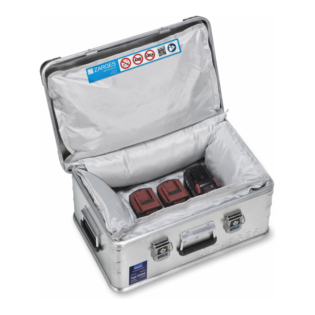Zarges Akku Storage Box; NM: 450x300x150mm