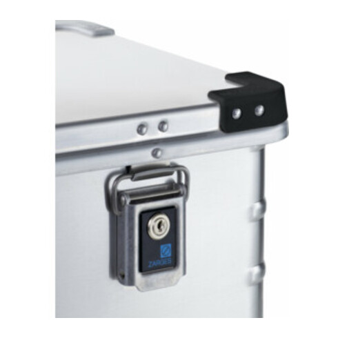 ZARGES Aluminiumbox Midi 81l 800x400x300mm m.Dichtung Federfallgriff