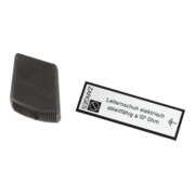 Zarges Außenschuh für Stufen-Stehleitern aus Aluminium, elektrisch ableitfähig 42 x 25 mm