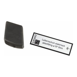 Zarges Außenschuh für Stufen-Stehleitern aus Aluminium, elektrisch ableitfähig 48 x 25 mm