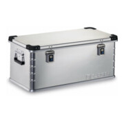 ZARGES Boîte aluminium Midi 81 l 800×400×300 mm avec joint et poignée à ressort