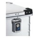 ZARGES Boîte aluminium Midi 81 l 800×400×300 mm avec joint et poignée à ressort