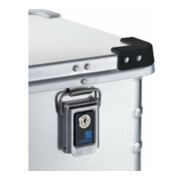 ZARGES Boîte aluminium Midi 81 l 800×400×300 mm avec joint et poignée à ressort-2
