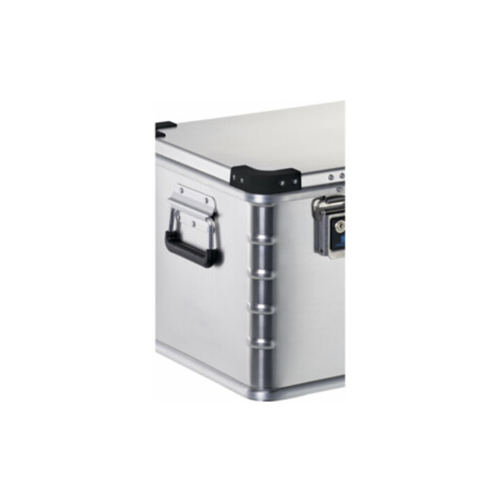 ZARGES Boîte aluminium Midi 81 l 800×400×300 mm avec joint et poignée à ressort