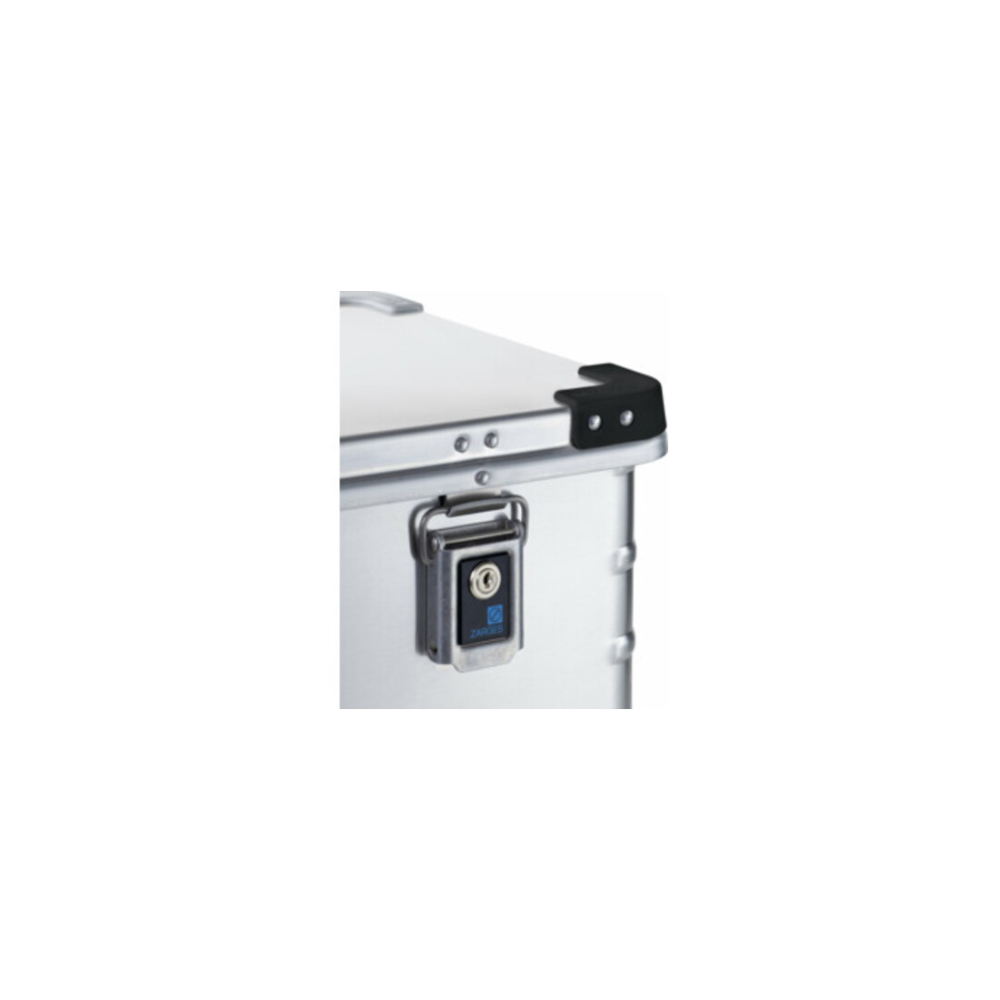 ZARGES Boîte aluminium Midi 81 l 800×400×300 mm avec joint et poignée à ressort