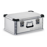 ZARGES Boîte aluminium Mini 42 l 600×400×240 mm avec joint et poignée à ressort