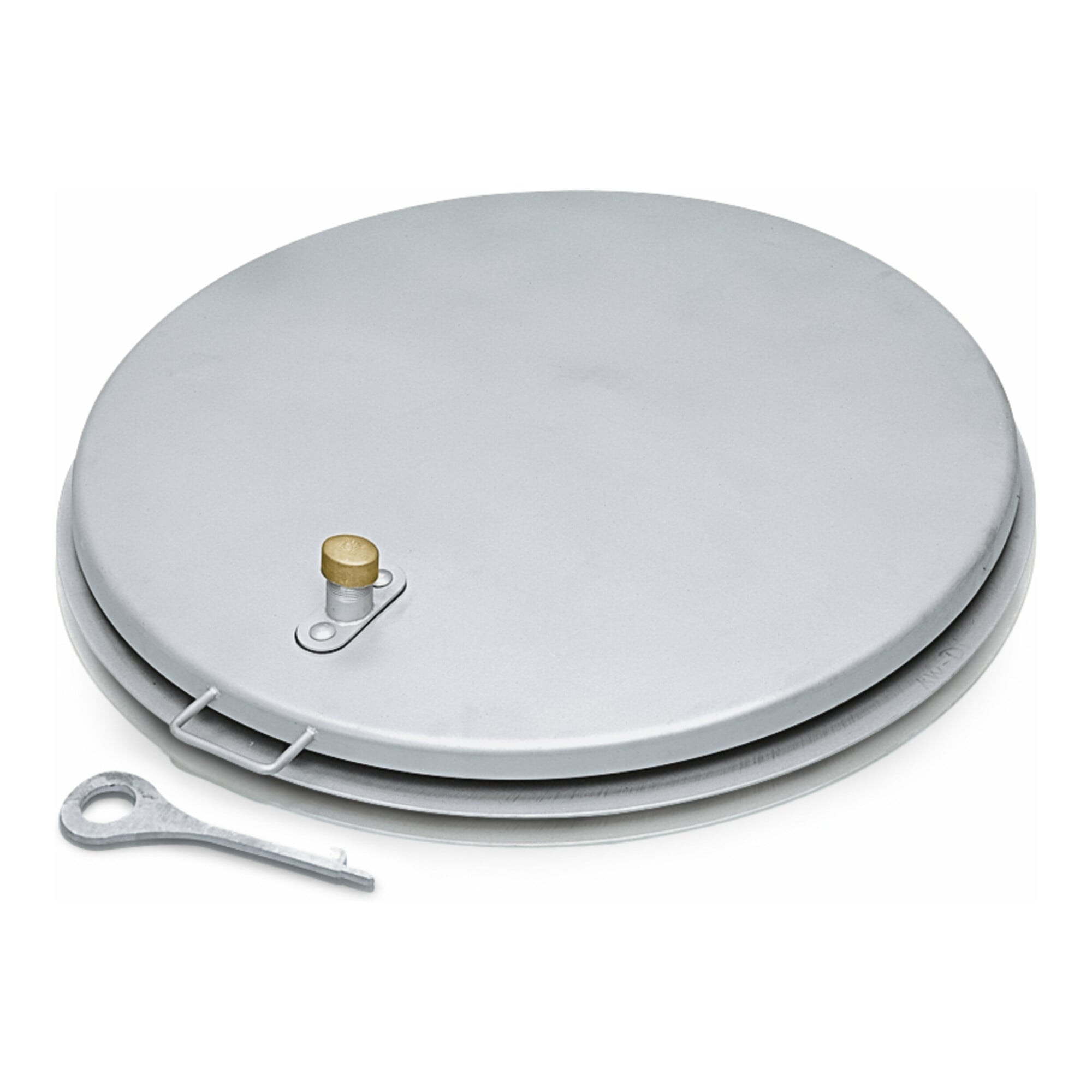 ZARGES Brunnenabdeckung, rund mit Isolierung, Edelstahl V2A (1.4301) 1000 mm