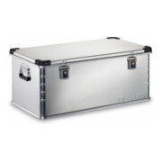 ZARGES Caisse aluminium Maxi 135 l 900×500×370 mm avec joint et poignée à ressort