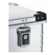 ZARGES Caisse aluminium Maxi 135 l 900×500×370 mm avec joint et poignée à ressort