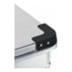 ZARGES Caisse aluminium Maxi 135 l 900×500×370 mm avec joint et poignée à ressort