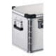 ZARGES Coffre en aluminium 24 l L500×I340×P200 mm avec joint, poignée à ressort et fermeture à clapet