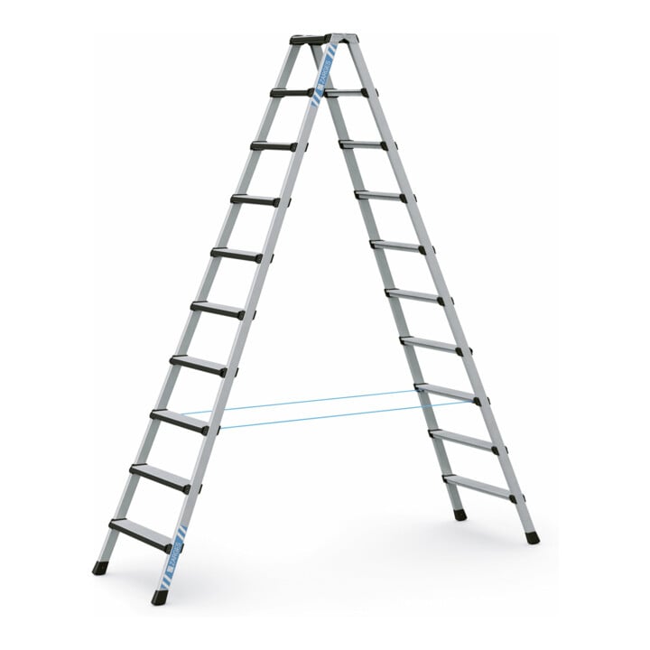 Set Stufen-Stehleiter, 2400 mm + Werkzeugtasche für Akkuschrauber