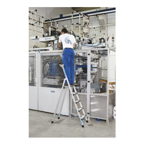 ZARGES Comfortstep S - LM-Stufen-Stehleiter 7 Stufen