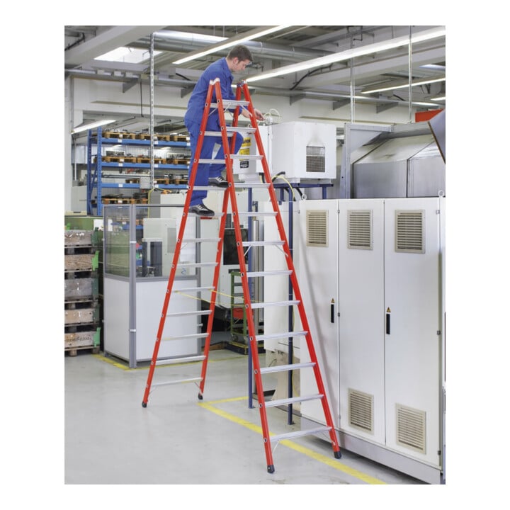 ZARGES EFAmix B - Kst-Stufen-Stehleiter 2 x 4 Sprossen