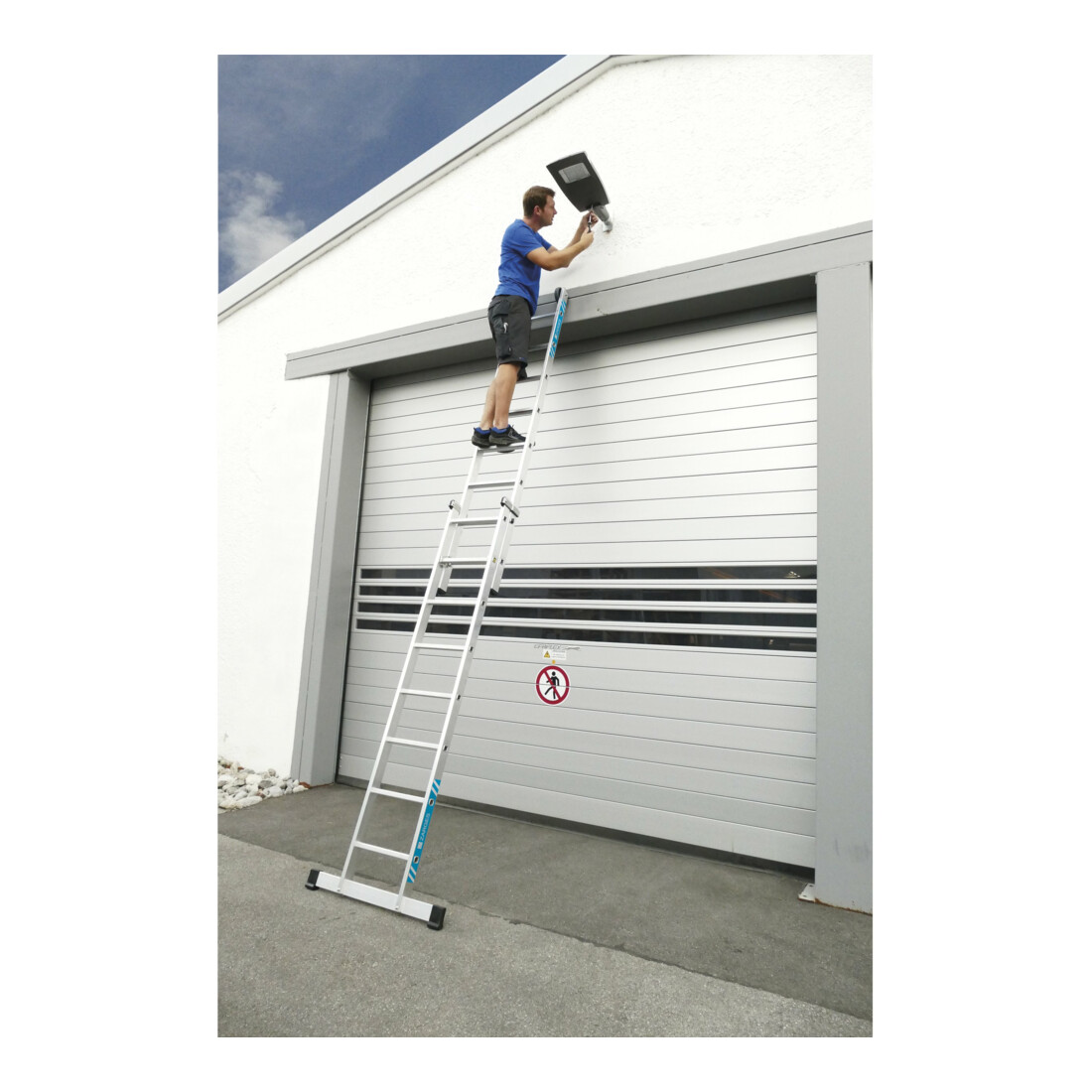 ZARGES Everest Plus 2E - Schiebeleiter 2 x 10 Stufen