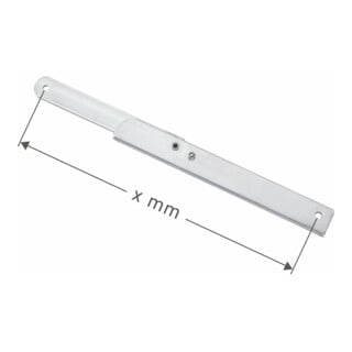 Zarges Knickstrebe 320 mm links mit Anschlag