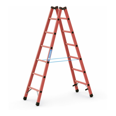ZARGES Kst-Sprossen-Stehleiter 2x6 Sprossen