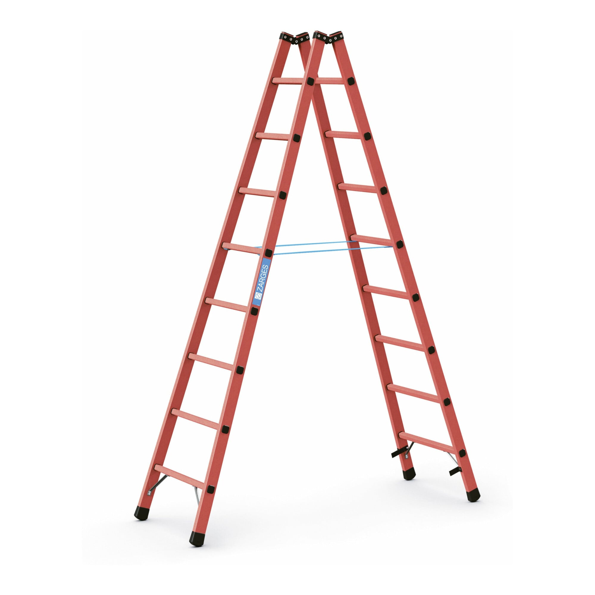 ZARGES Kst-Sprossen-Stehleiter 2x8 Sprossen