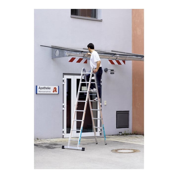 ZARGES Mehrzweckleiter Combimaster X - LM, 2 x 4 Sprossen