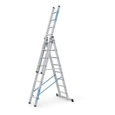 ZARGES Mehrzweckleiter Skymaster X, LM, 3 x 8 Sprossen