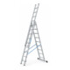 ZARGES Mehrzweckleiter Z 200 3x9 Sprossen 3-tlg. STRECKE-1