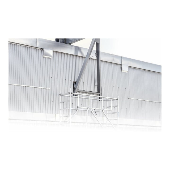 ZARGES Multitower S-PLUS 1T - Fahrgerüst Ausleger Arbeitshöhe 10.40 m 8.4 m + Plattform 0.60 m x 2.50 m