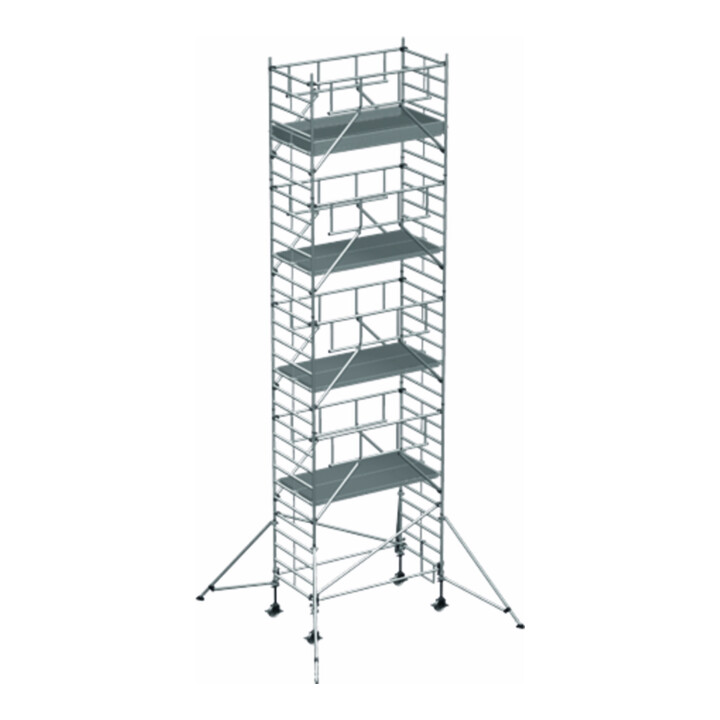 ZARGES Multitower S-PLUS 2T - Fahrgerüst Ausleger Arbeitshöhe 10.40 m 8.4 m + Plattform 1.20 m x 1.80 m