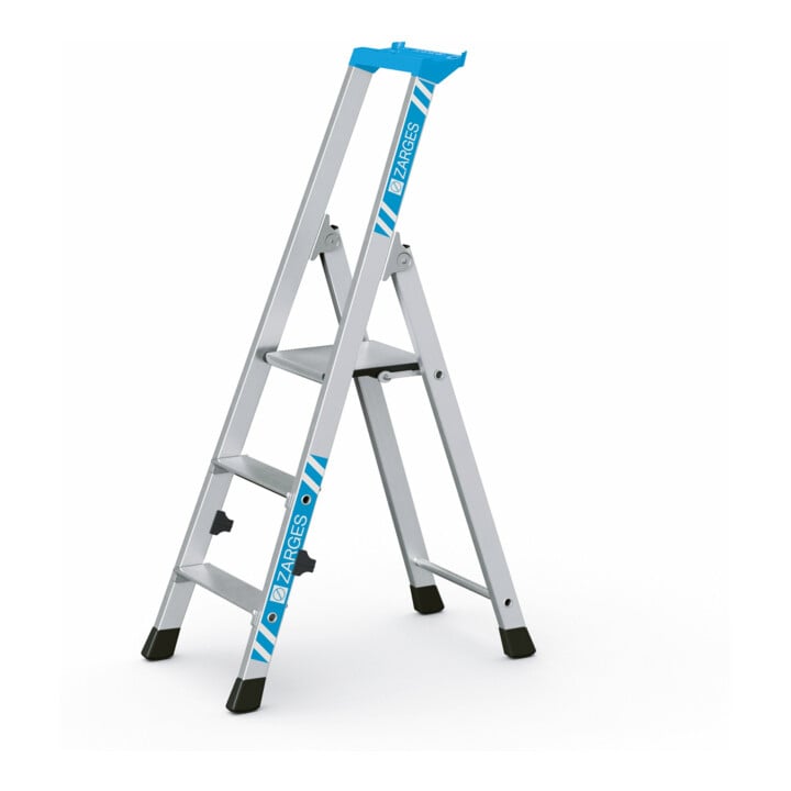 Set ZARGES Nova S - Stufen-Stehleiter 3 Stufen + Werkzeugtasche