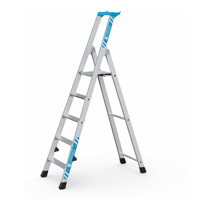 Set ZARGES Nova S - Stufen-Stehleiter 5 Stufen + Werkzeugtasche