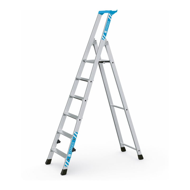 Set ZARGES Nova S - Stufen-Stehleiter 6 Stufen + Werkzeugtasche