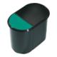 Zarges Papierkorb Duo-System schwarz/rot-1