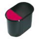 Zarges Papierkorb Duo-System schwarz/rot-3
