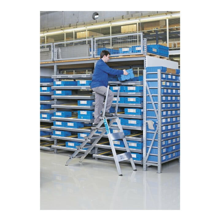 ZARGES Plazamax P - LM-Sicherheitstreppe 2 Stufen