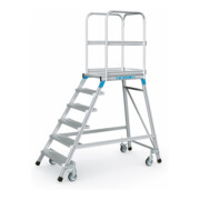 ZARGES Podesttreppe einseitig 6 Stufen