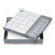 ZARGES Putdeksel staal verzinkt 635 x 635 mm