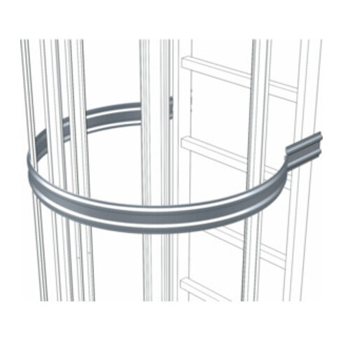 ZARGES Rückenschutzbügel D = 700 mm Stahl verzinkt