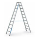 ZARGES Saferstep B - LM-Stufen-Stehleiter 2 x 10 Stufen-1